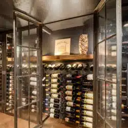 W Series Presentation Row Metal Wine Rack