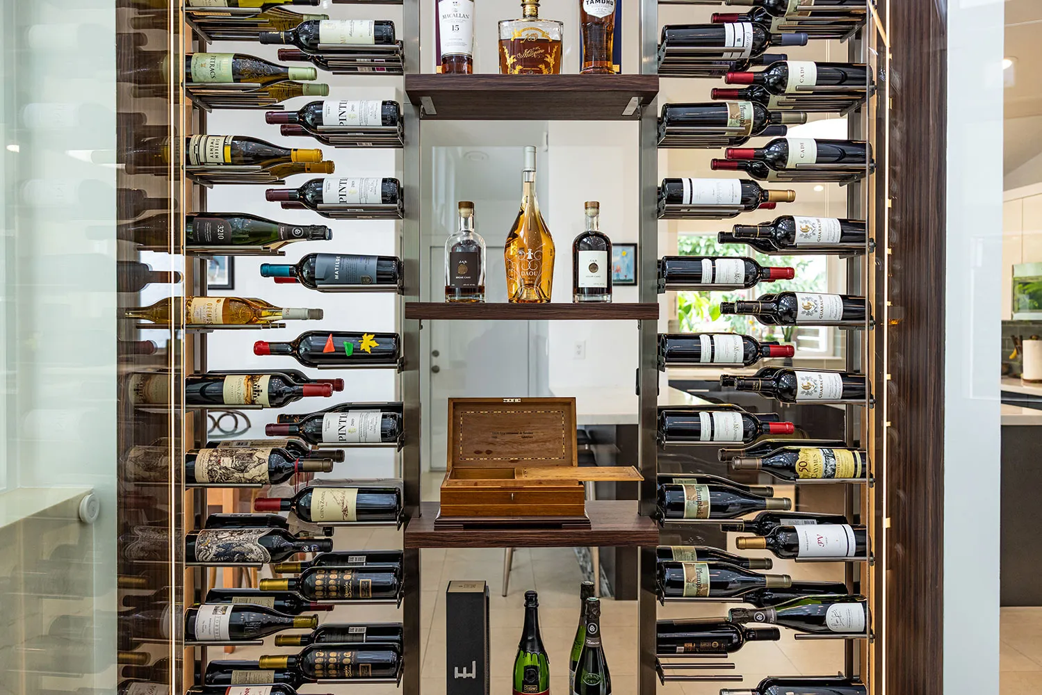 Vino Rails Post System in a home environment.