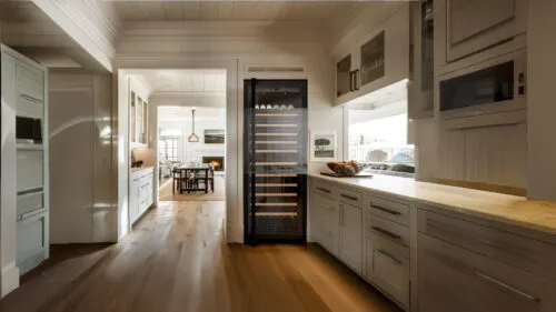 Transtherm ERMITAGE wine fridge in a kitchen