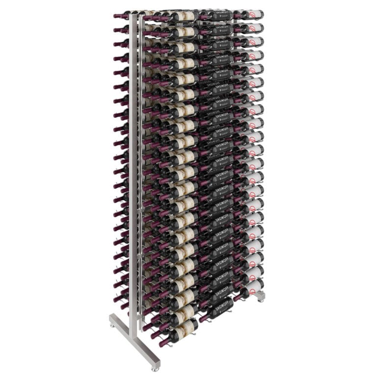 Island Display Rack Freestanding Retail Metal Wine Rack