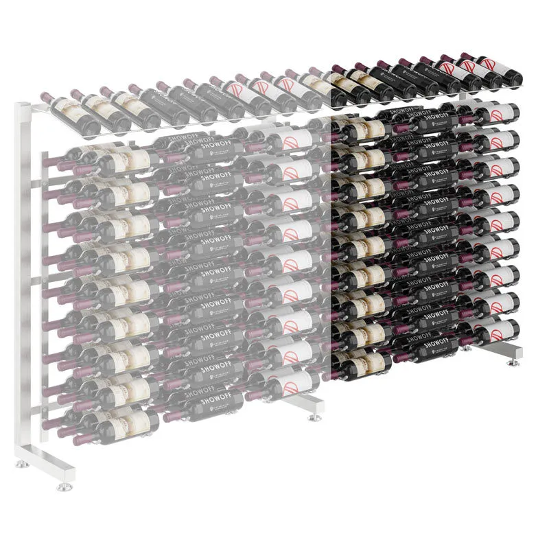 Island Display Rack Retail Freestanding Metal Wine Storage VintageView