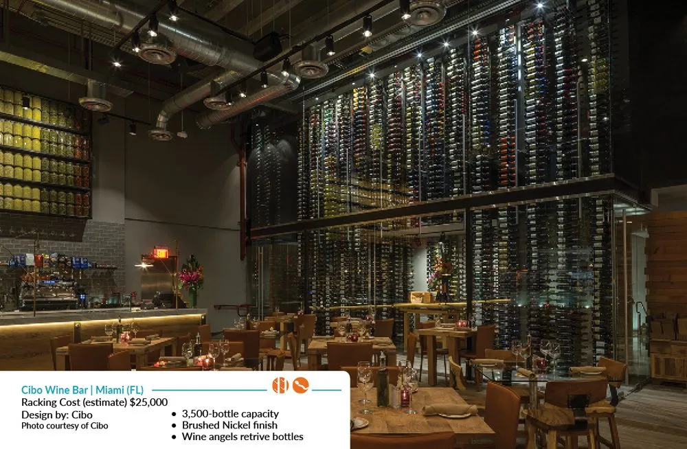 Modern Wine Cellars in Restaurants, Liquor Stores, Hotels, and Vineyards