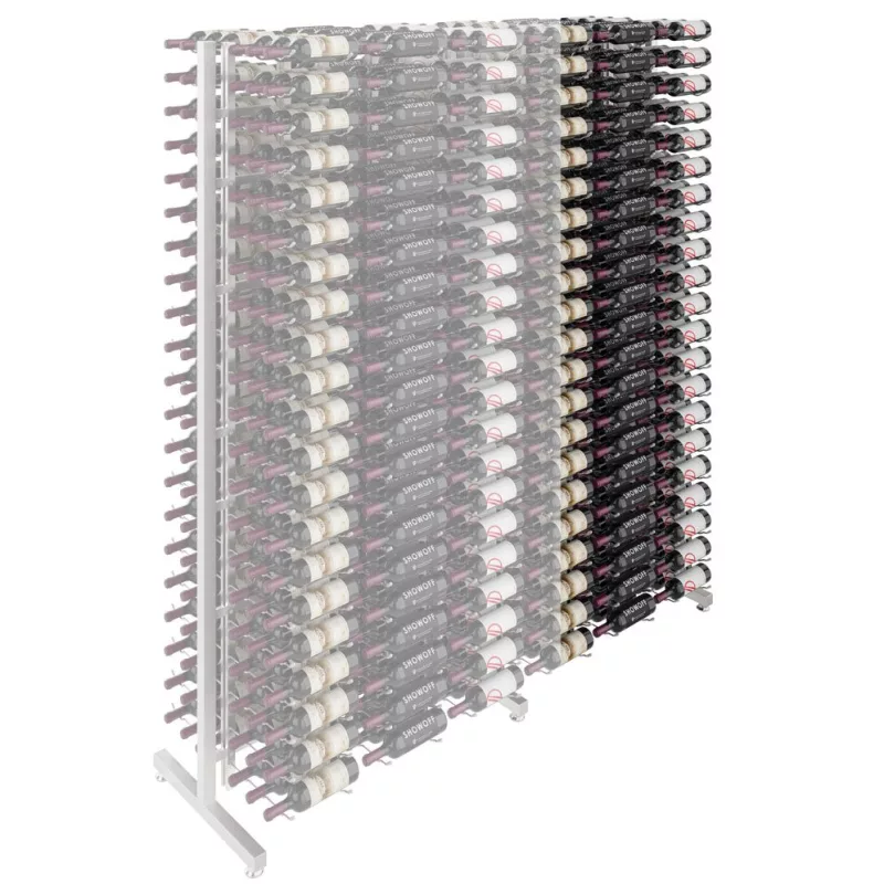 Island Display Rack Freestanding Retail Metal Wine Rack