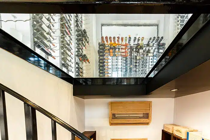 modern 4000 bottle wine cellar in new york
