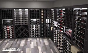 CellarVue Modular Metal and Wood Wine Racks