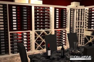 CellarVue Modular Metal and Wood Wine Racks