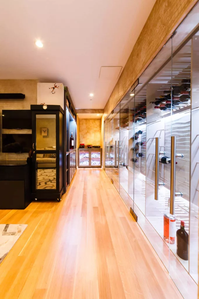 Caremelo Anthony's Vino Pins Wine Room designed by Joseph & Curtis Caremelo Anthony's Vino Pins Wine Room designed by Joseph & Curtis