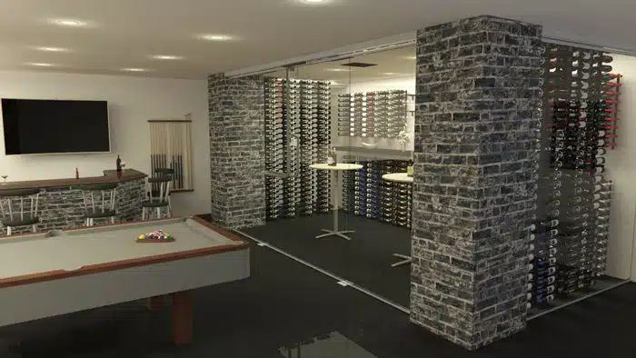 Basement Wine Cellar by Wine Racks America