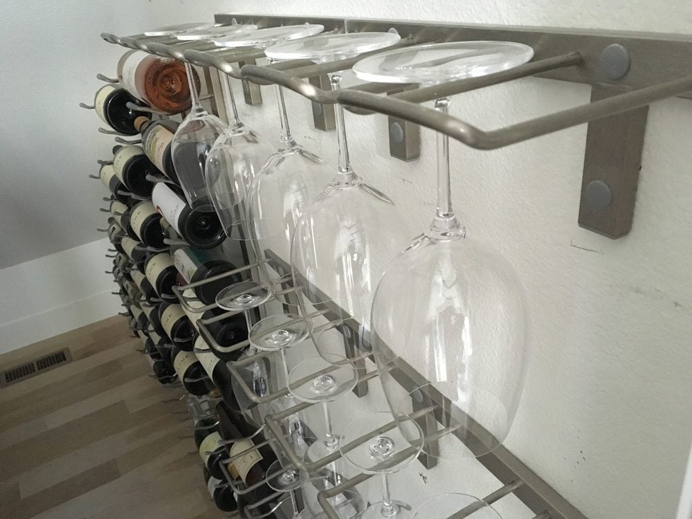 DIY Wine Rack Install