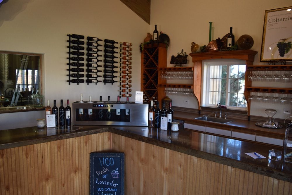 Colterris Wines Tasting Room Colorado Palisade