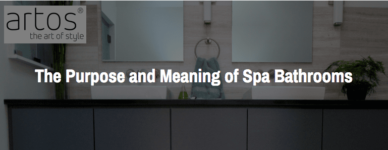 CEU Course: The Purpose and Meaning of Spa Bathrooms