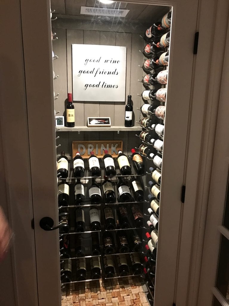 Turning a water heater closet into a custom wine cellar in Coral Gables