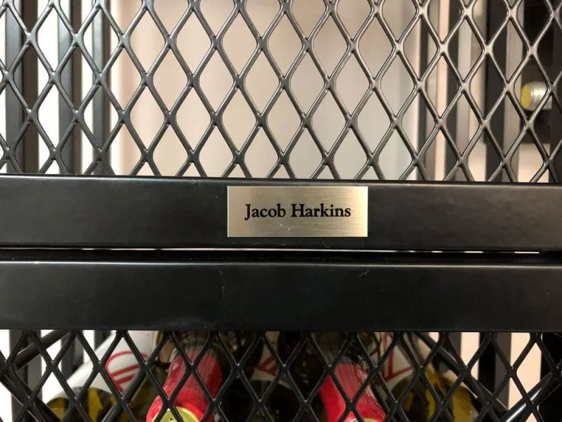 Engraved Metal Nameplate (adhesive)