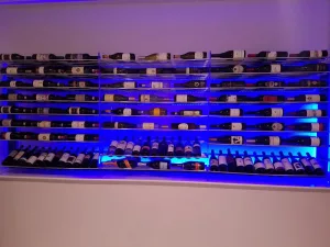 Custom Metal and Acrylic Wine Wall Connecticut Custom Metal and Acrylic Wine Wall Connecticut