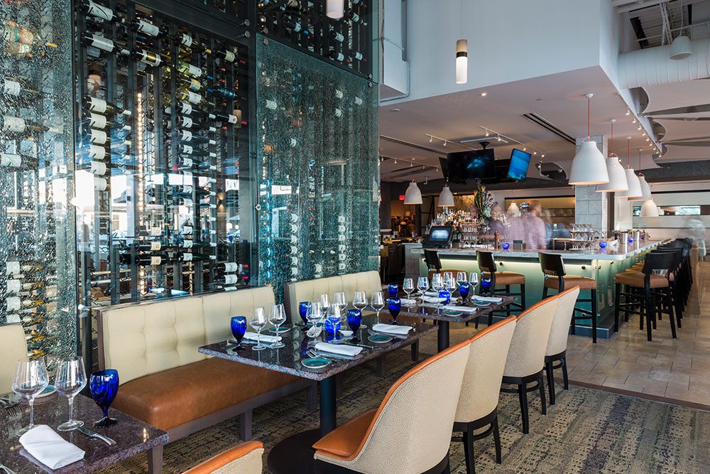 Restaurant Wine Cellar of the Month (April) Coastal contemporary vibes