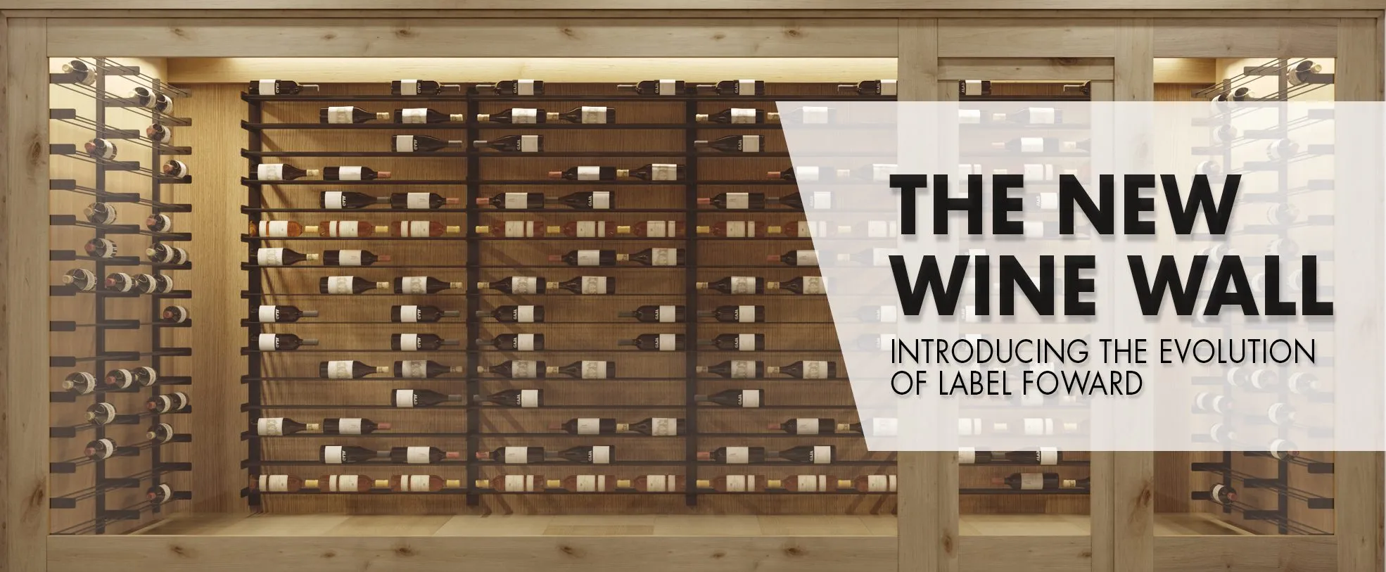 VintageView Wine Storage Systems Wall Mounted Metal Wine Racks