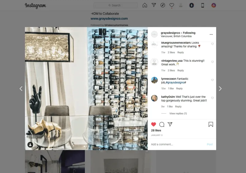 Wine Cellars of Instagram