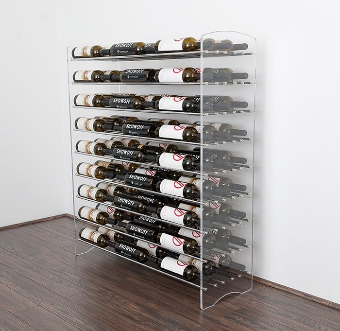 Wine rack online acrylic