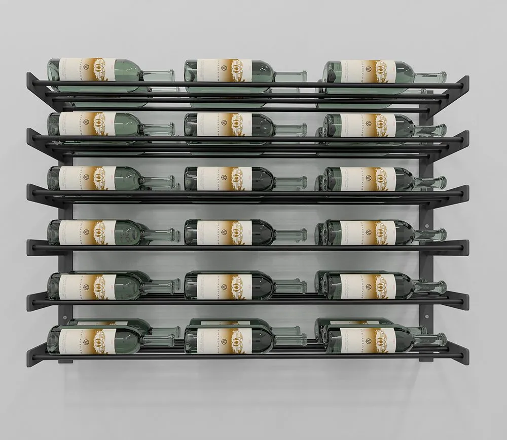 Evolution Wine Wall 30" Wall Mounted Wine Rack System (18 to 54 bottles