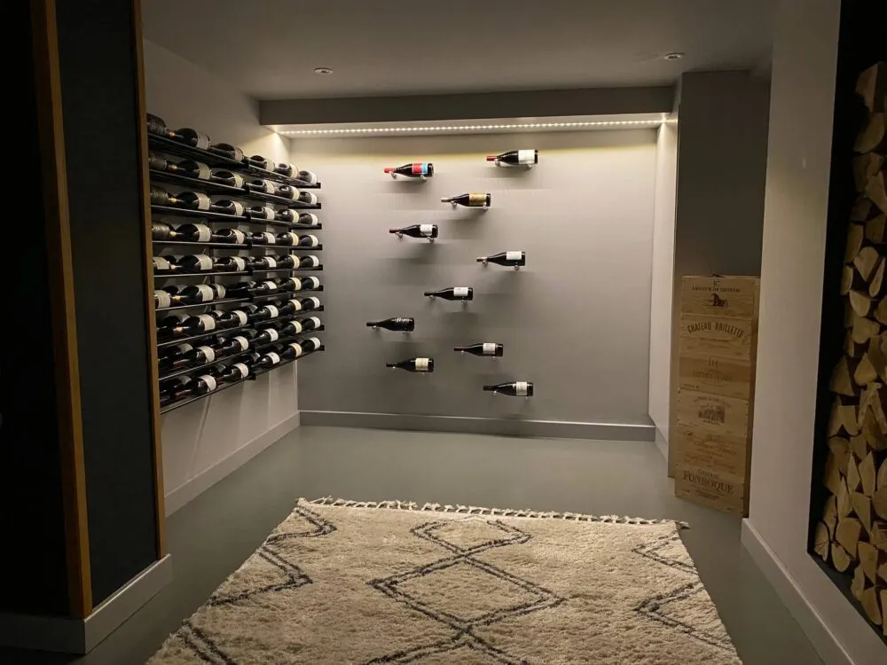 Wine Cellar Design Evolution Wine Wall in VictorianEra Home VintageView