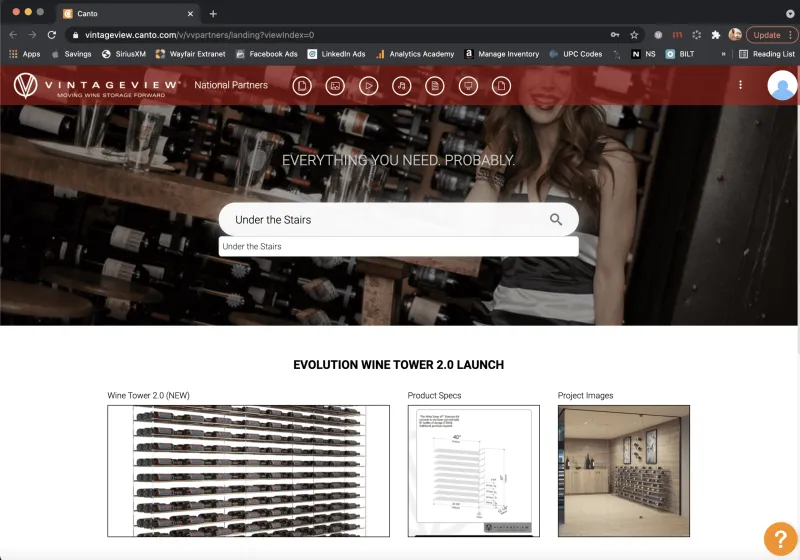 Your Wine Cellar Design in 3D + other VintageView innovation - VintageView