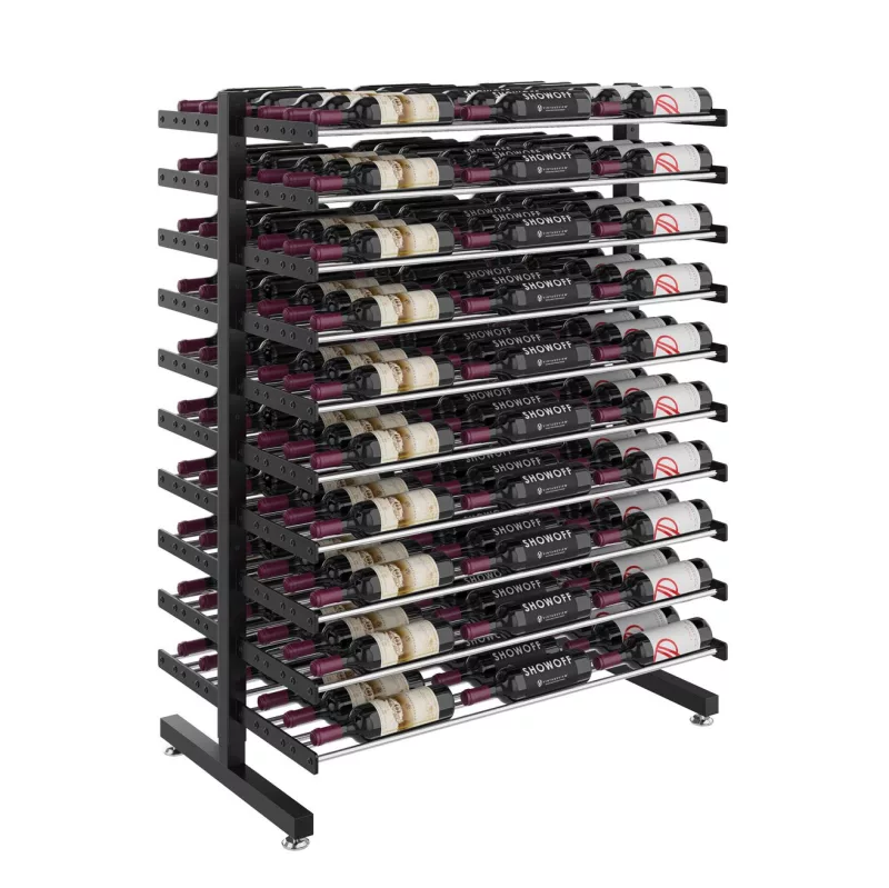 Evolution Island Display Freestanding Wine Rack