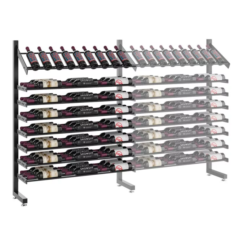 Evolution Island Display Freestanding Wine Rack