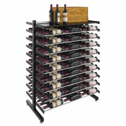 Evolution Island Display Freestanding Wine Rack