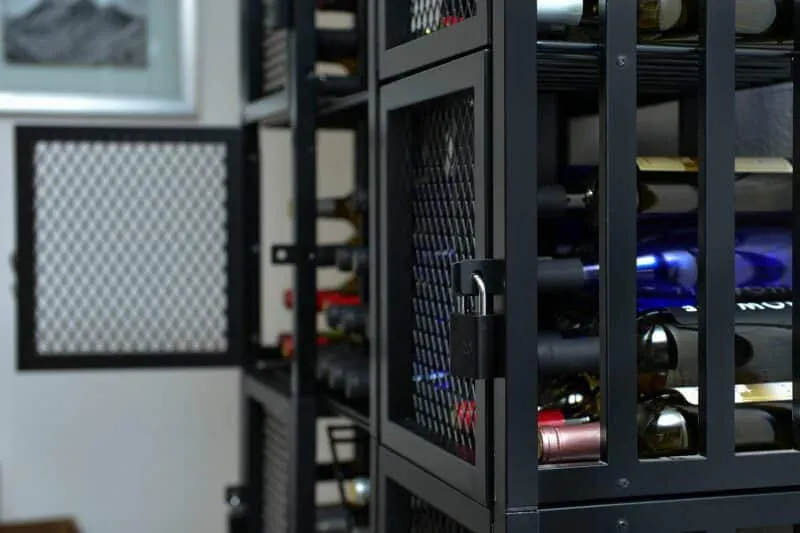 Case & Crate Metal Wine Locker