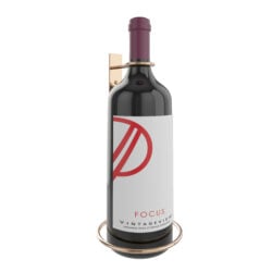 W Series Frame Perch, Vertical Bottle Rack for Magnums in Golden Bronze (special order finish)