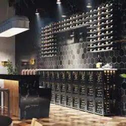 Evolution Wine Wall 15 wall mounted wine rack
