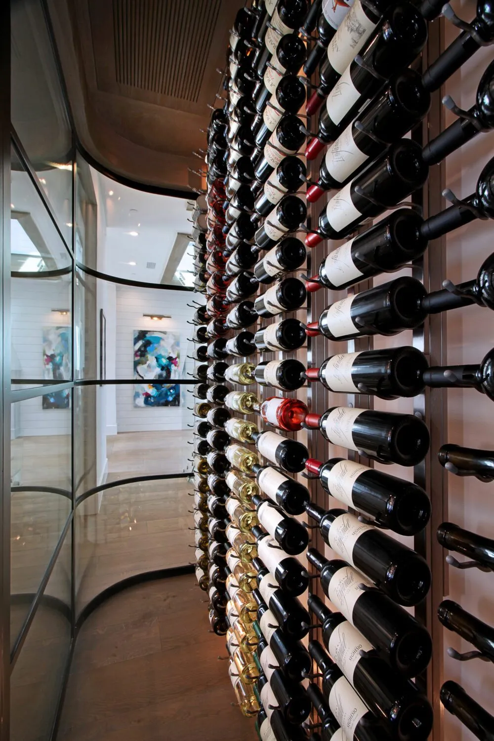 W Series Wine Rack Frame 10 (floor to ceiling wine rack support for up