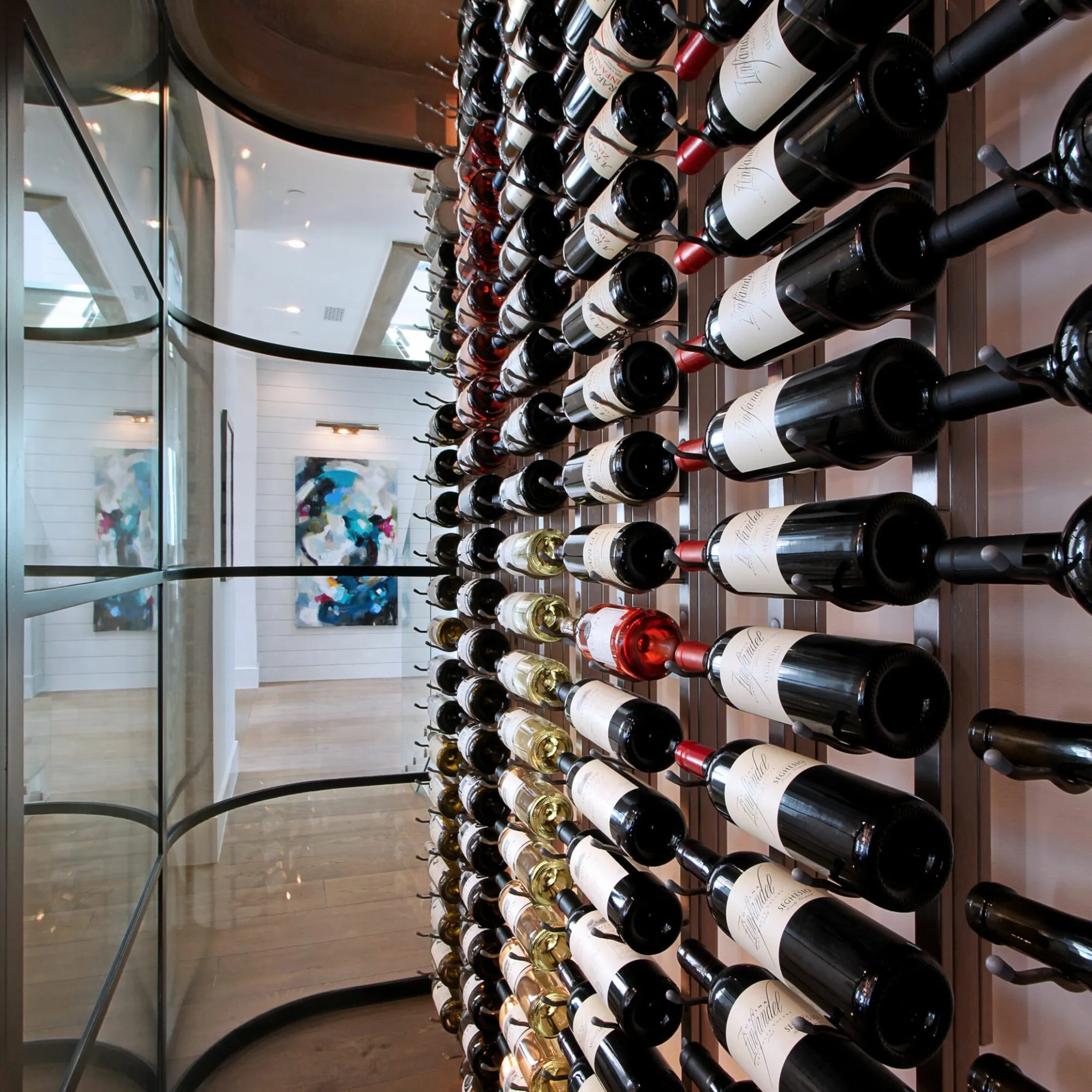 W Series Wine Rack Frame 10 (floor to ceiling wine rack support for up