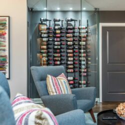 W Series Metal Wall Mounted Wine Rack
