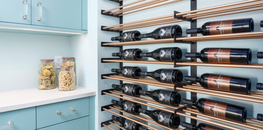 The New American Remodel Wine Pantry
