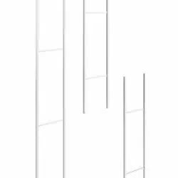 W Series Wine Rack Frame Big 10 in Chrome finish.