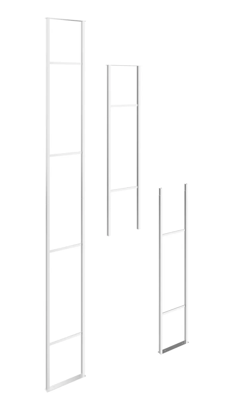 W Series Wine Rack Frame Big 10 in Chrome finish.