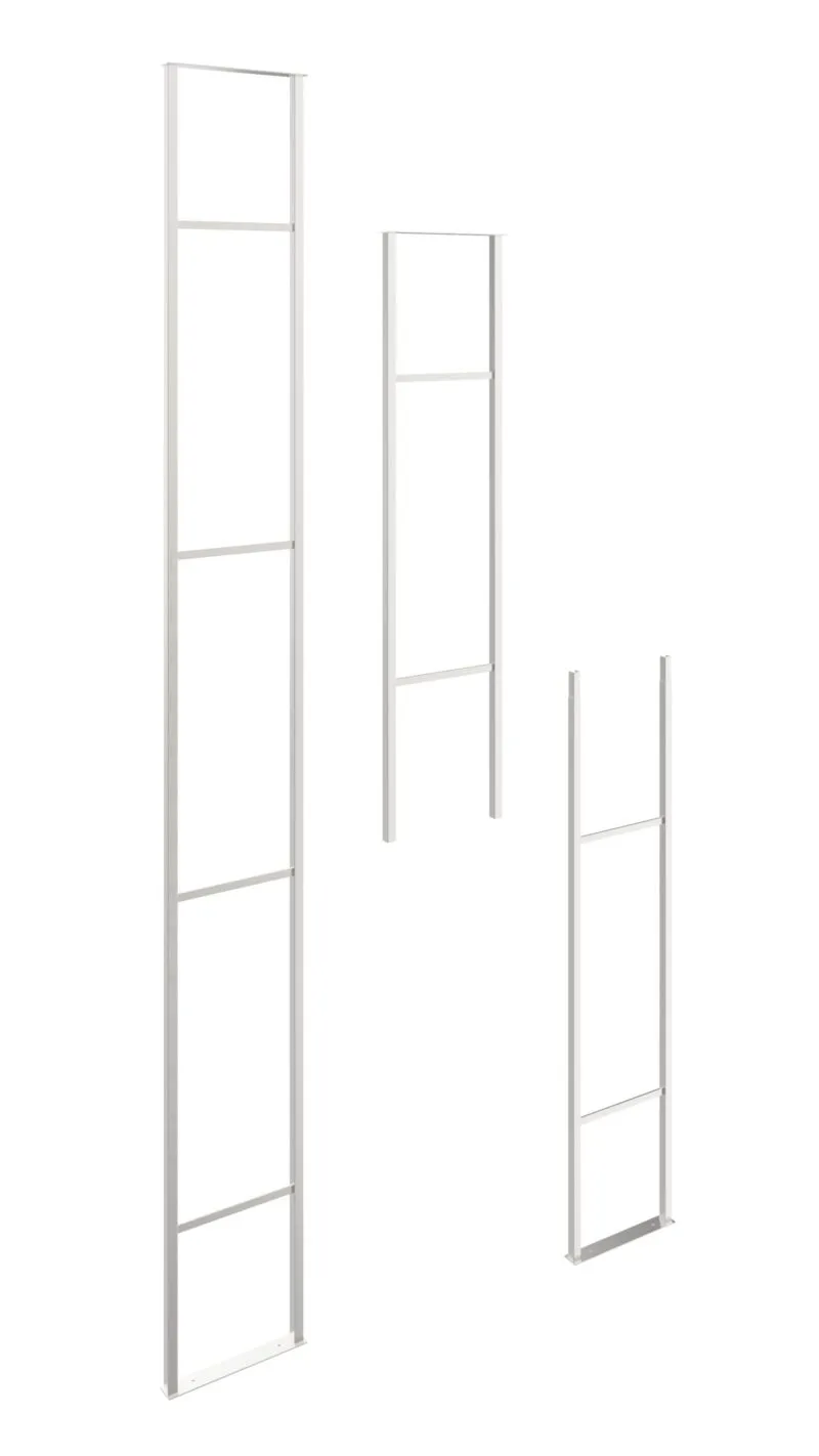 W Series Wine Rack Frame BIG1 in Brushed Nickel (special order wine rack)