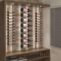 W Series Frame Big 10 shown in a home wine display.