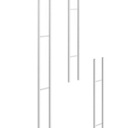 W Series Wine Rack Frame 10 in Cool Gray (special order finish)
