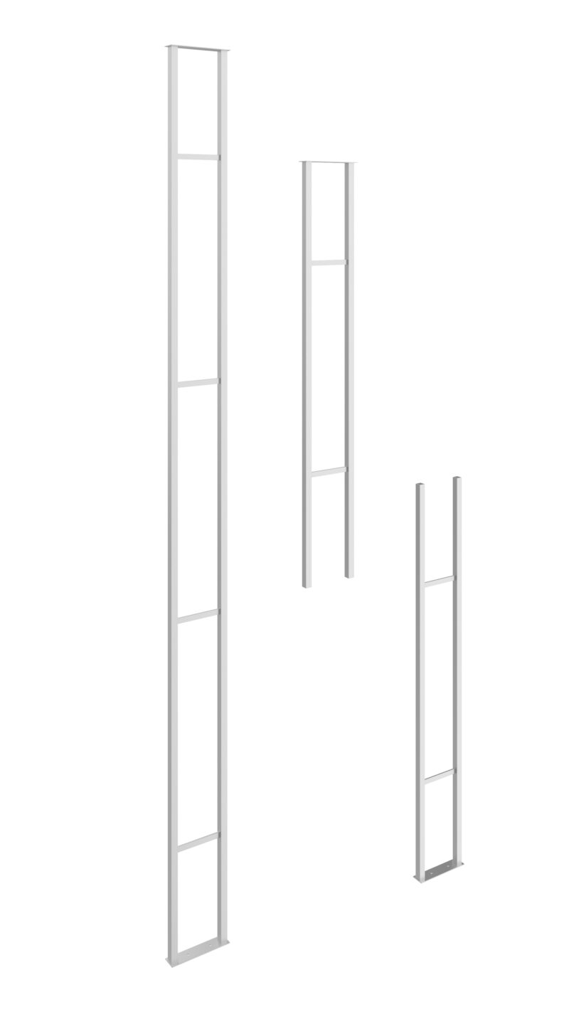 W Series Wine Rack Frame 10 in Cool Gray (special order finish)