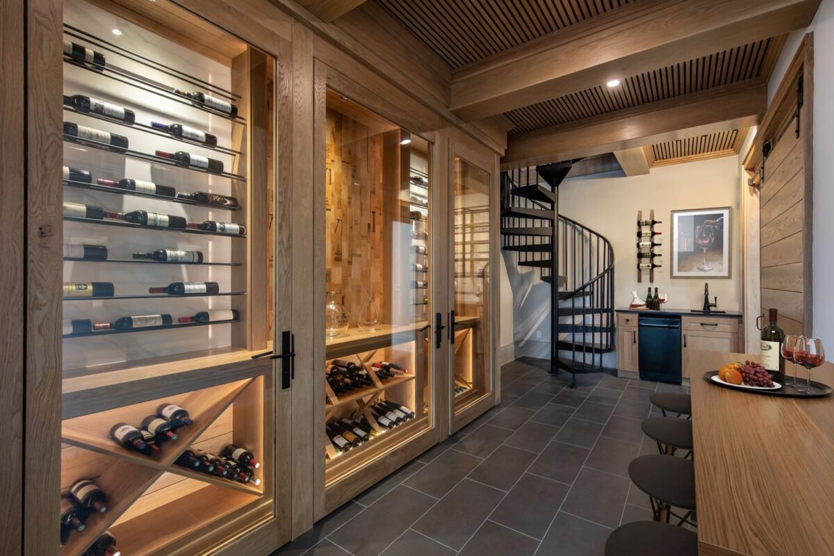 cabinet wine storage