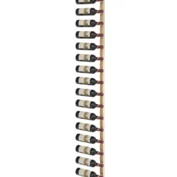 Helix Single Sided Wine Rack Post Kit 10 (complete floor-to-ceiling mounted bottle storage system) - Golden Bronze, Left