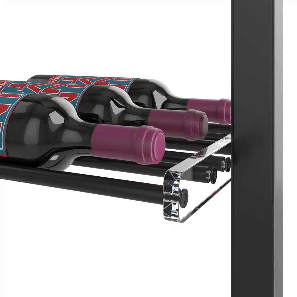 Evolution Low Profile Label Forward Wine Rack Row