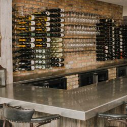 W Series Metal Wine Glass Rack