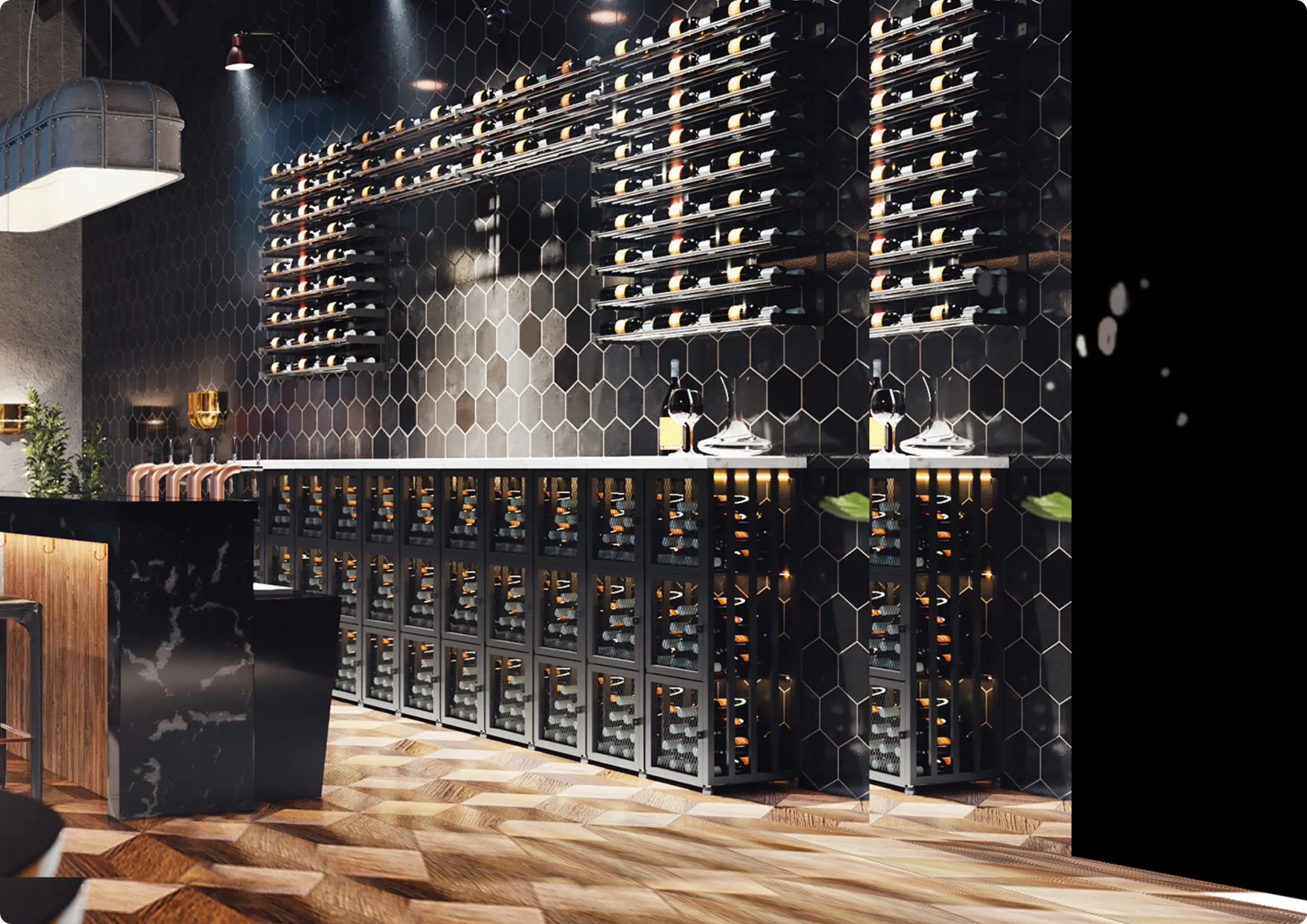 VintageView Freestanding Wine Racks