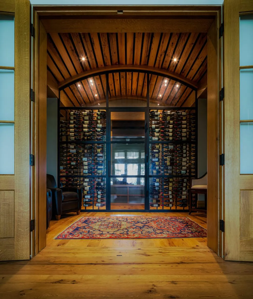 W Series Double Sided Floating Wine Rack Kit 10 (floortoceiling