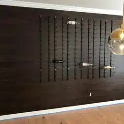 W Series 5 Wall Mounted Metal Wine Rack