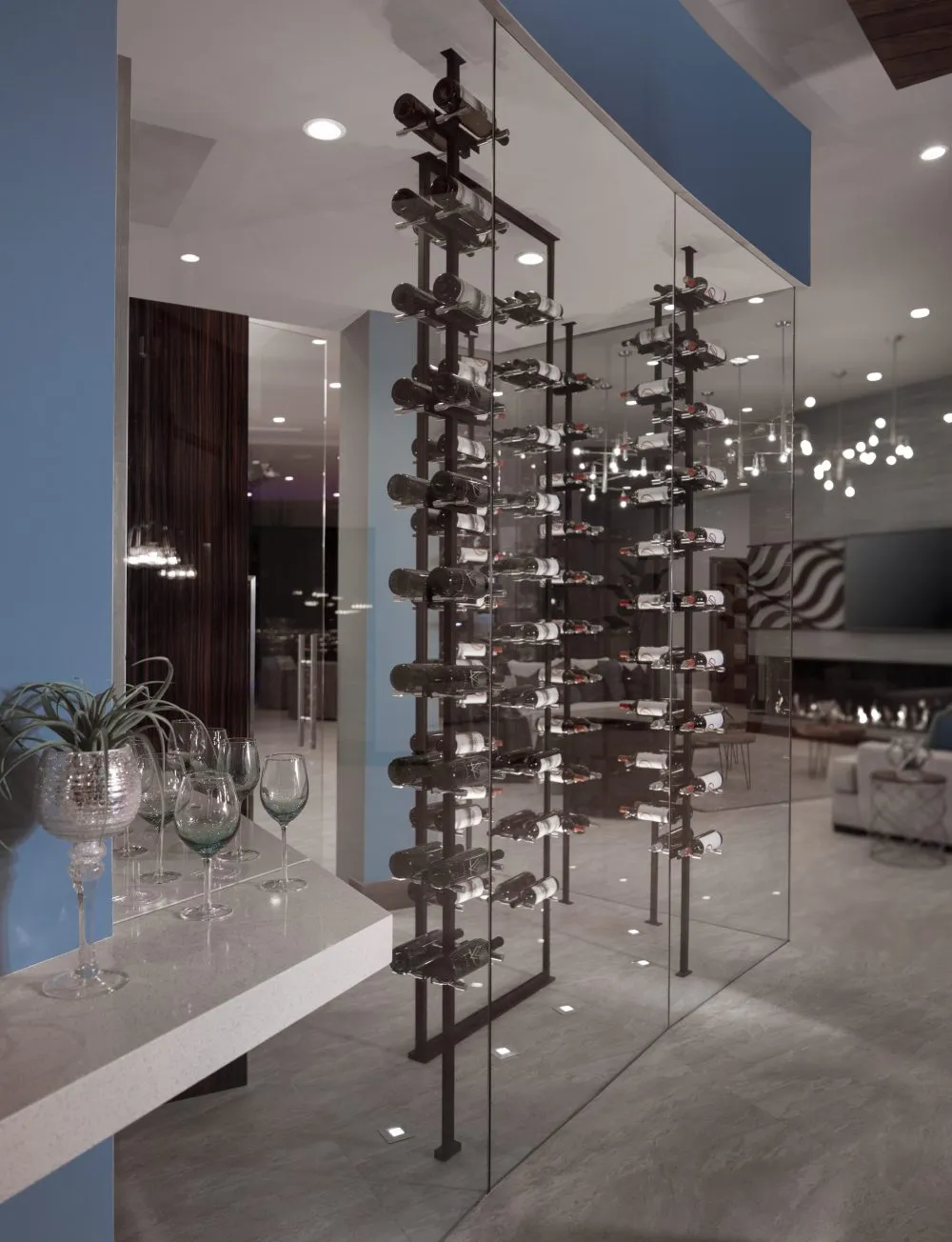 3 Inspiring Contemporary Wine Cellar Designs - VintageView
