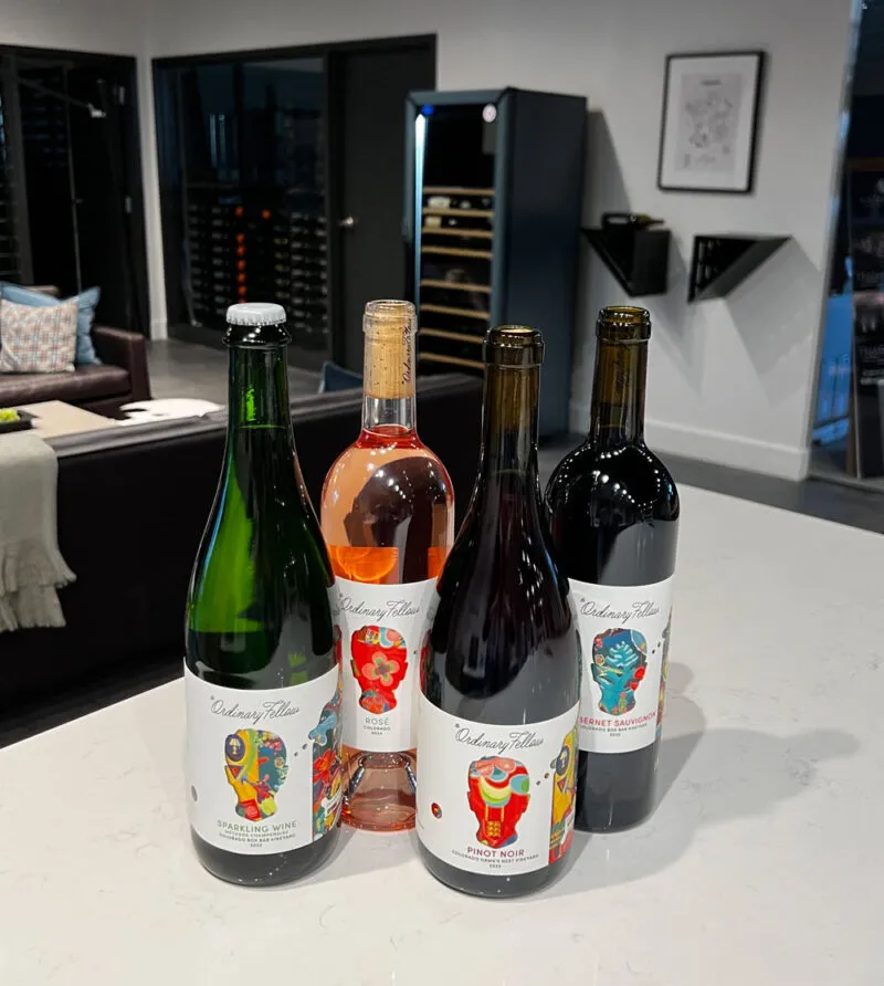 The Ordinary Fellow Wines on Display